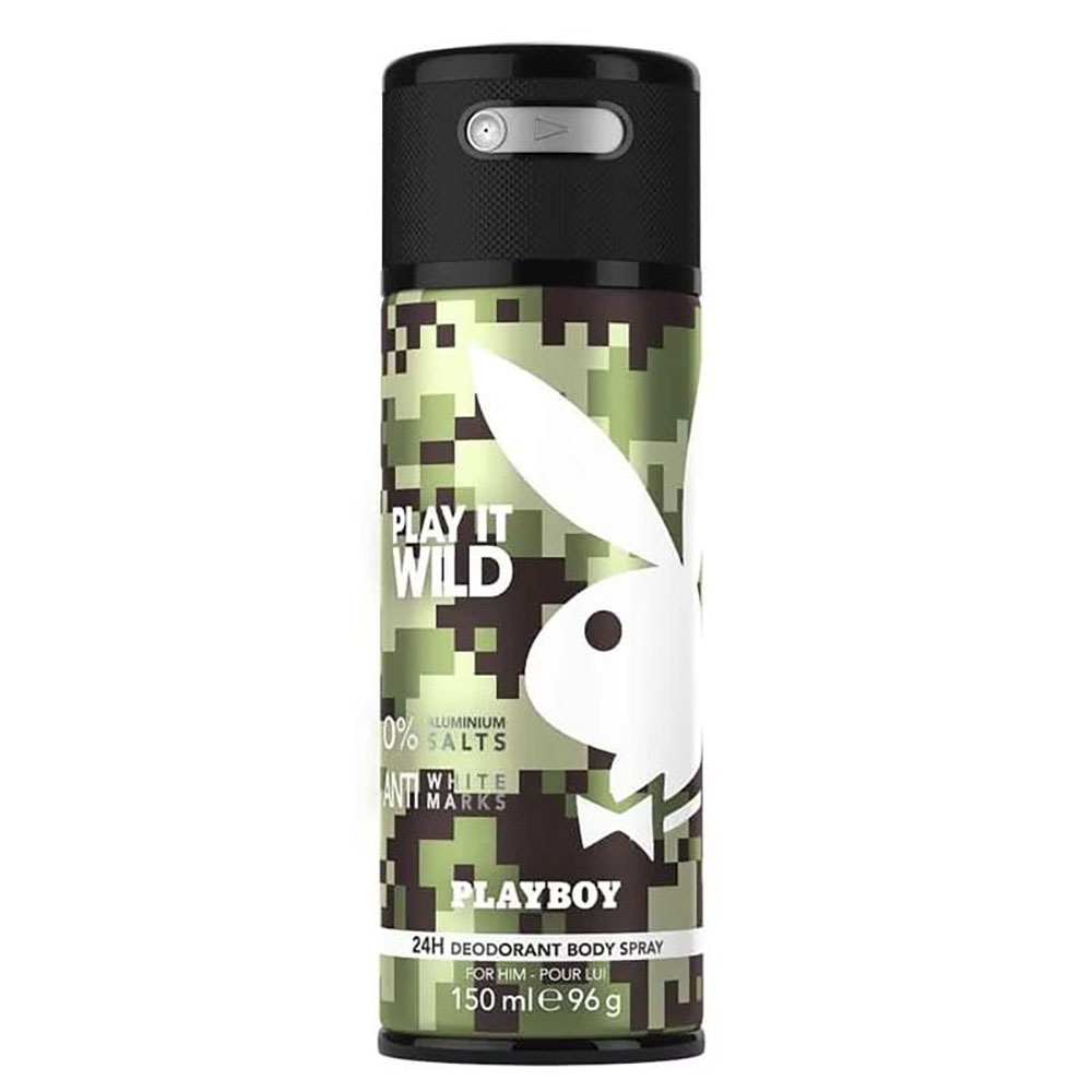 Playboy Play It WILD For Him 24H Deodorant Body Spray 150ml